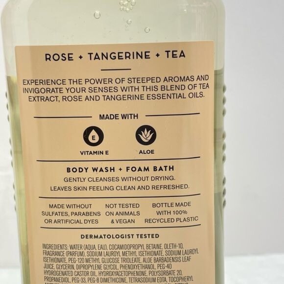 Aromatherapy~Bath & Body Works~STEEPED INVIGORATION~ROSE TANGERINE TEA 2PC SET - Picture 2 of 4